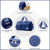 Fashionable Large Capacity Travel & Gym Bag Blue